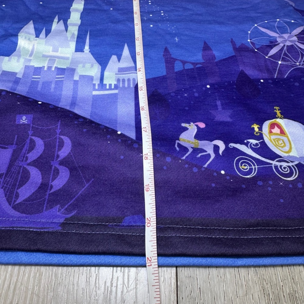 Her universe Walt Disney world Cinderella castle blue sweatshirt long sleeve sm - Picture 8 of 9